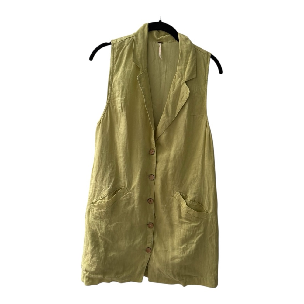 Free People The Nue Mini Dress in Green Size XS